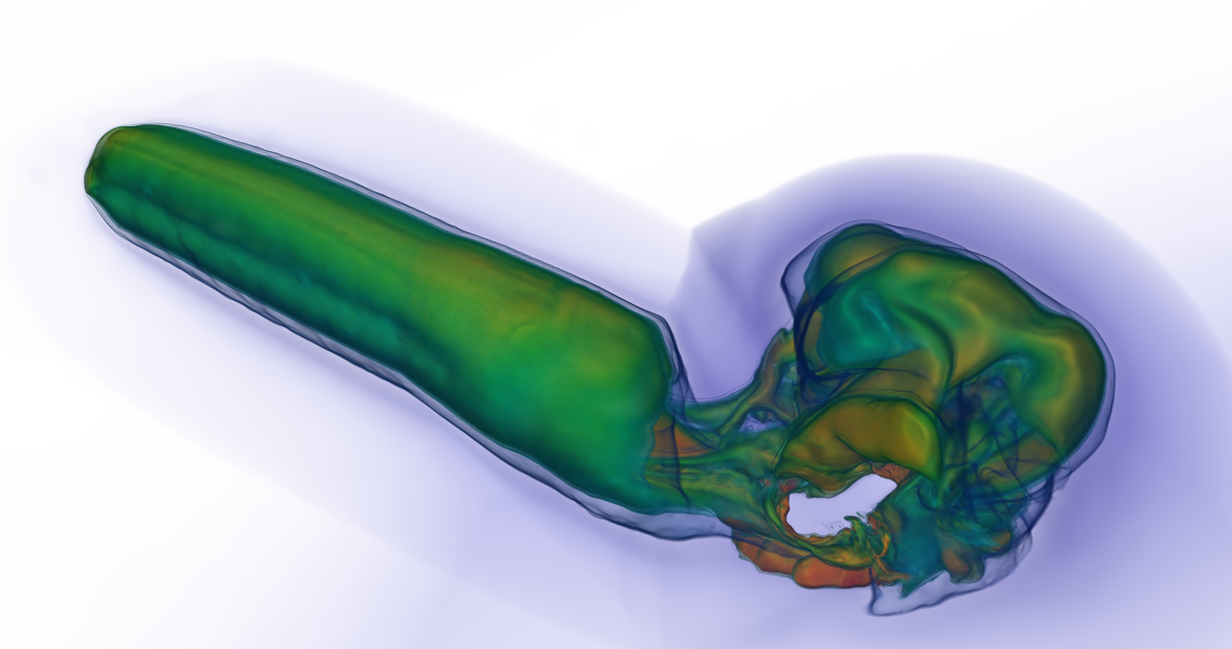 W-VEG reconstruction of the unstructured Impact dataset